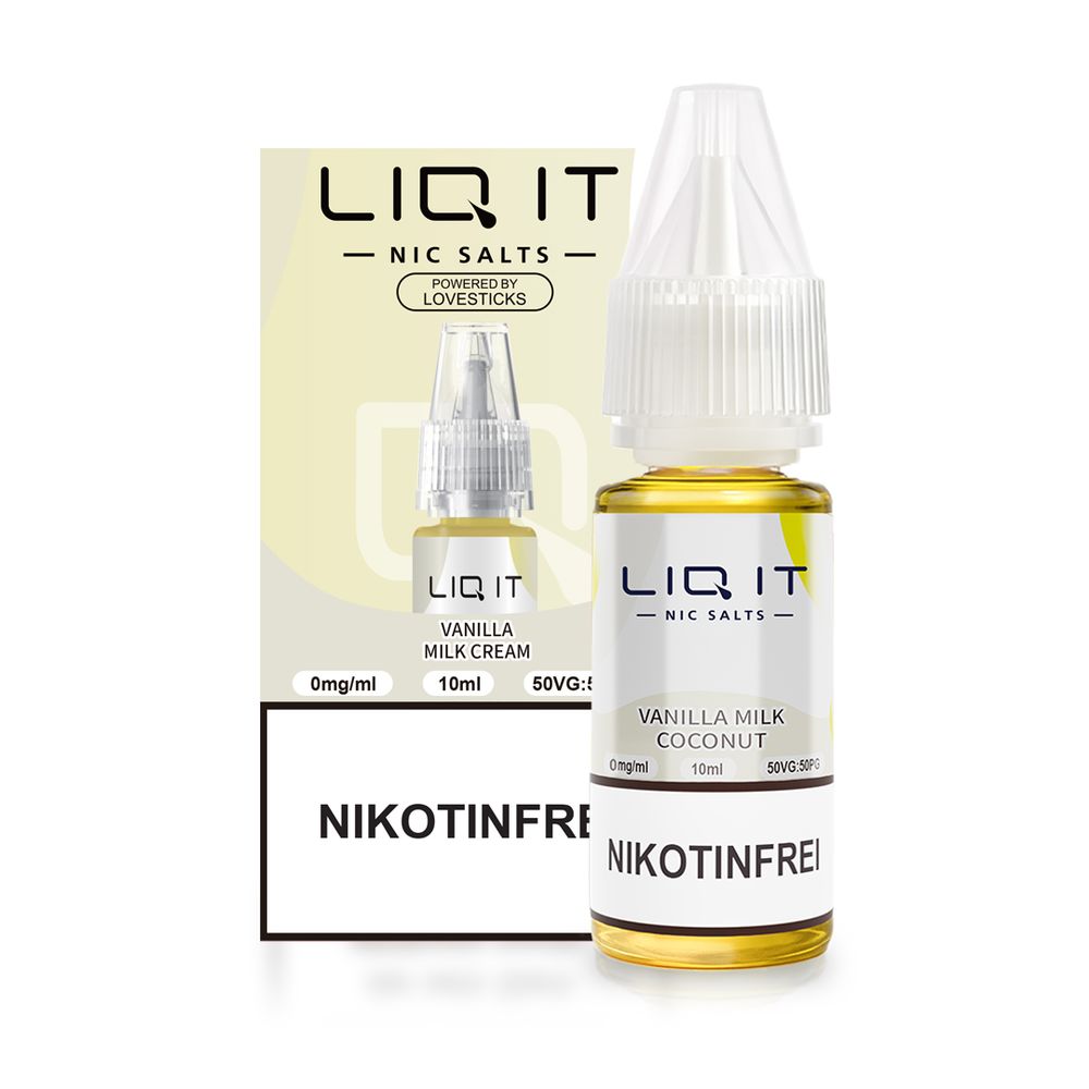 10x LIQ IT Liquid - Vanilla Milk Cream
