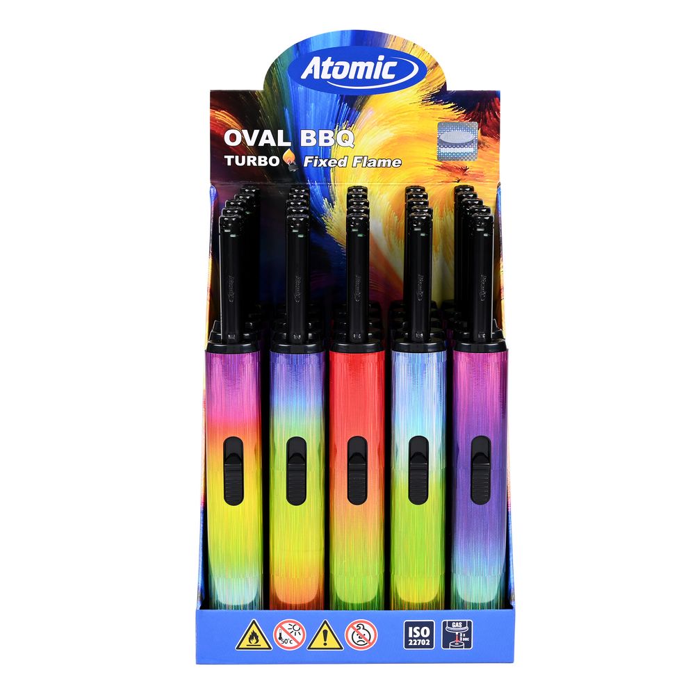 25x Atomic Stabfeuerzeug Oval Luxury