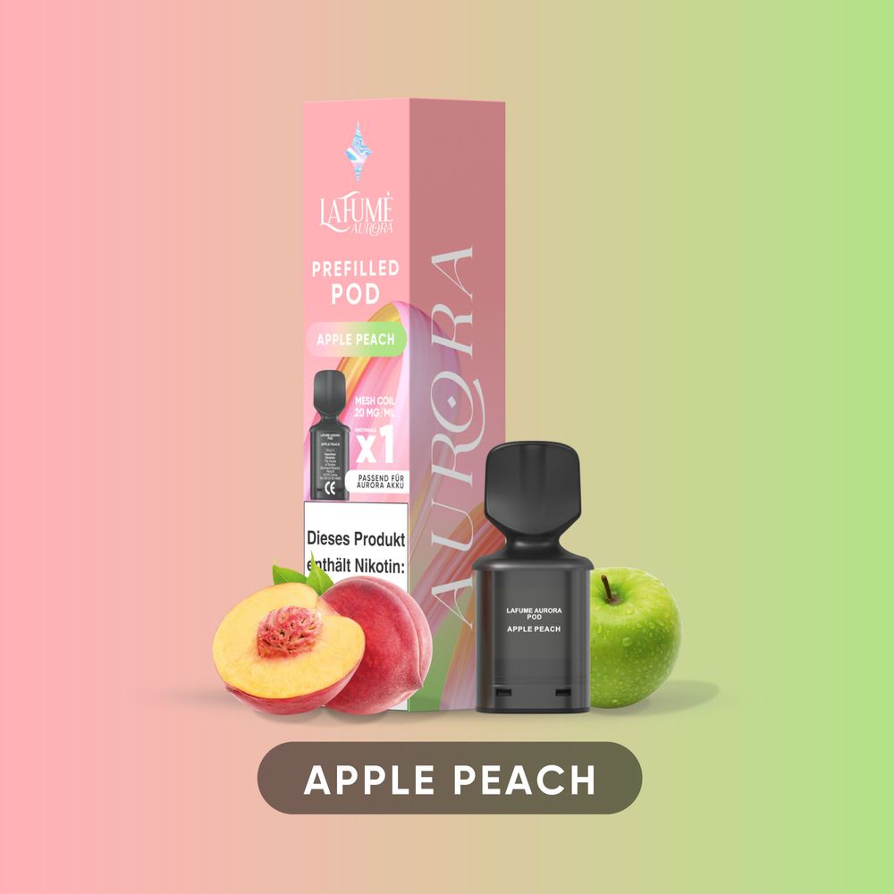10x Lafume Aurora Pod - Apple Peach 20mg Nikotin