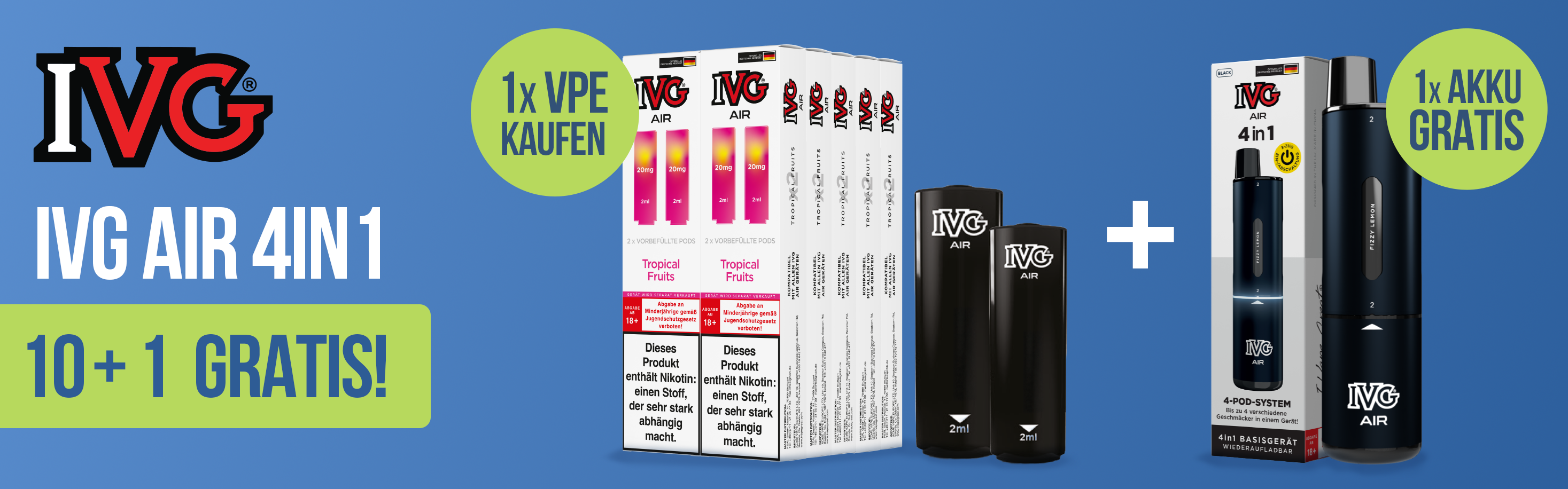 10x IVG Air 4in1