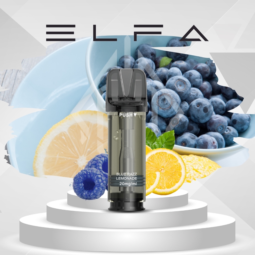10x ELFBAR ELFA Blue Razz Lemonade 20mg Nikotin 2er Pack