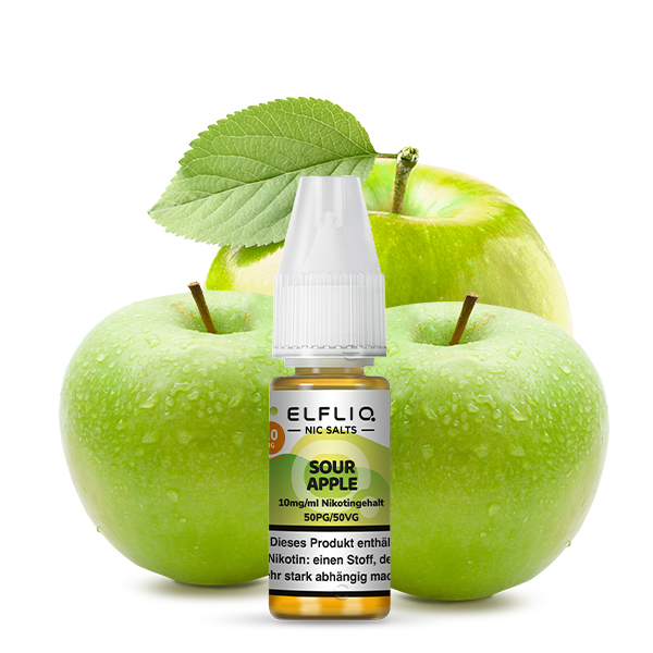 10x Liquid Sour Apple - Elfliq by Elf Bar