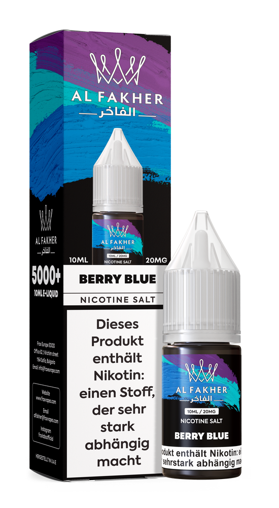 10x Al Fakher Liquid - BERRY BLUE