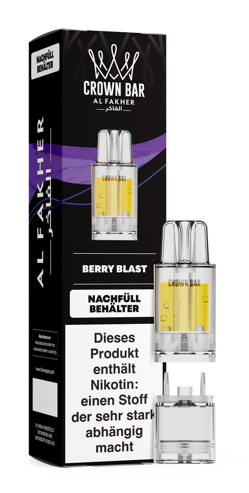 5x Al Fakher 12K PRO MAX Pod - Berry Blast - 20mg Nikotingehalt