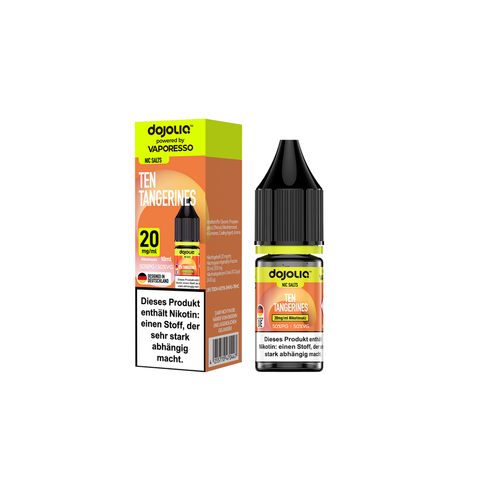 10x DOJOLIQ Ten Tangerines Liquid - 10ml