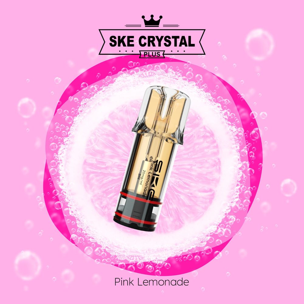 10x SKE Crystal PLUS Pink Lemonade 2% Nikotin 2er Pack