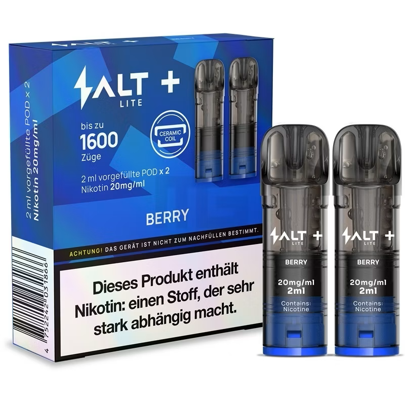 10x SALT Plus Lite Pods Berry 20mg/ml