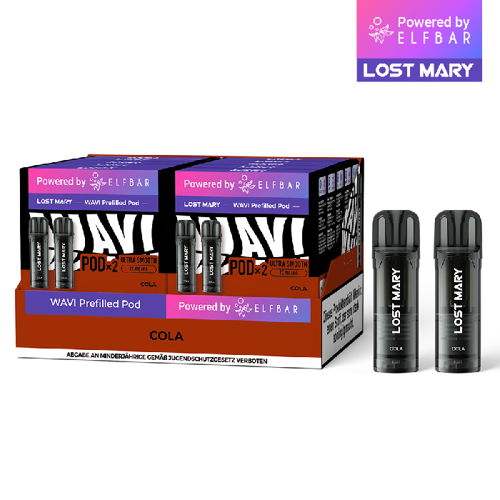10x Lost Mary WAVI Cola 20mg Nikotin 2er Pack