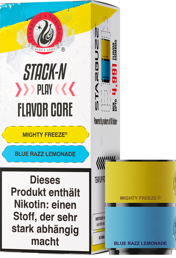 10x Star Buzz Pod Mighty Freeze und Blue Razz Lemonade - 2er Pack - 20mg