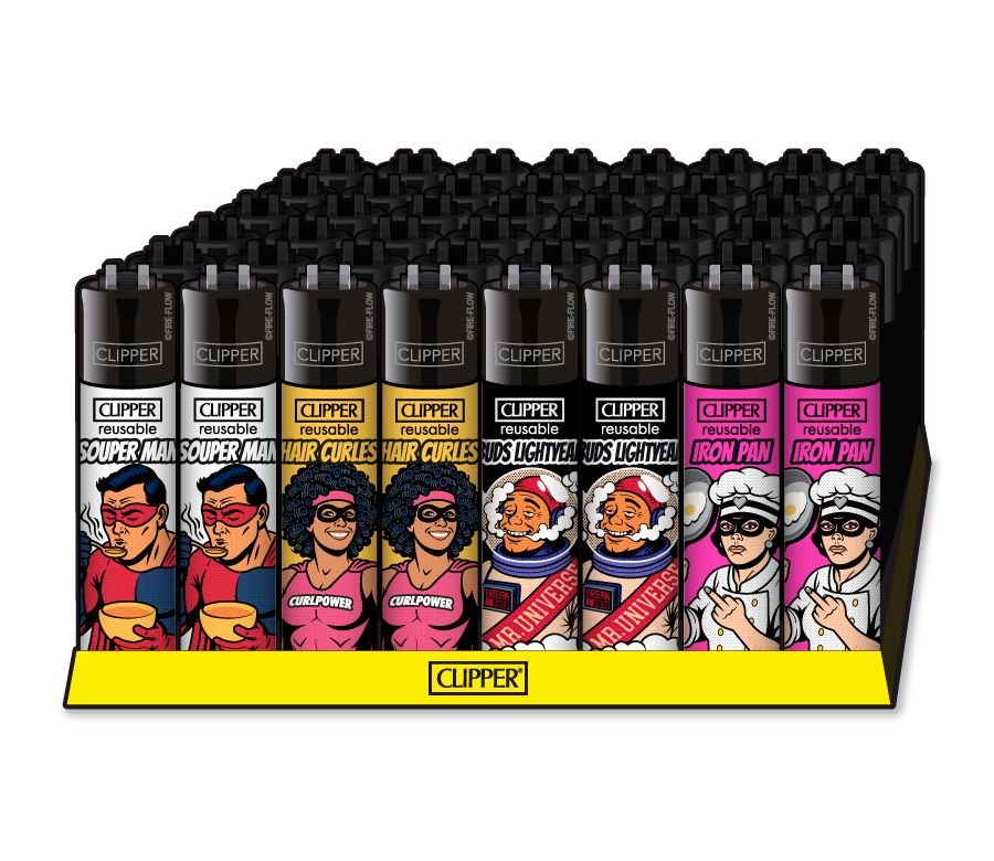 48x Clipper Reibrad Everyday Heroes nachfüllbar