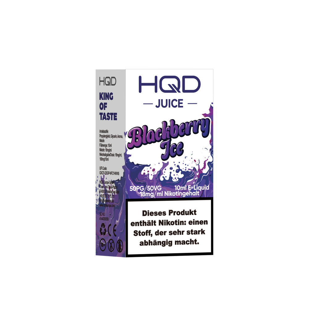 10x HQD Cirak Juice - Blackberry Ice