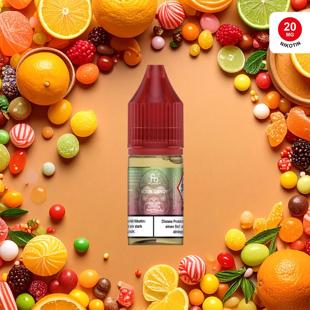 10x RandM Liquid - Sour Candy - 10ml