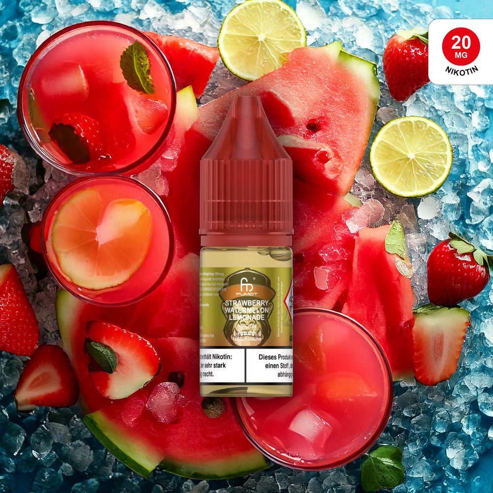 10x RandM Liquid - Strawberry Watermelon Lemonade - 10ml