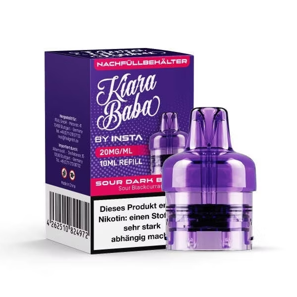 5x KIARABABA - 10ml Pod - Sour Dark Berry