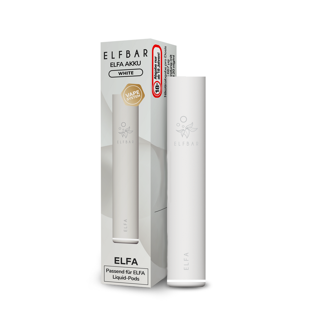10x ELFBAR ELFA Pod Kit 500 mAh Akku - White