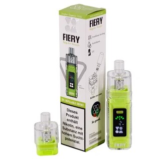 10x VOOM Fiery Refillable Pod Kit - Farbe: Green