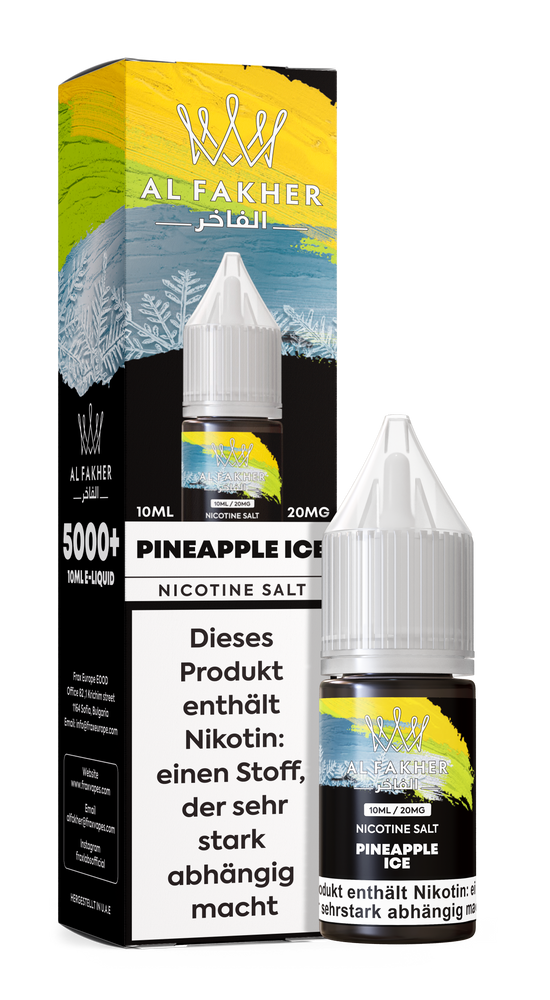 10x Al Fakher Liquid - PINEAPPLE ICE