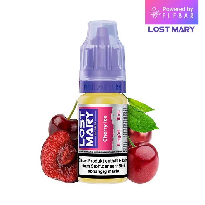 10x Elfbar Lost Mary Liquid Cherry Ice 10ml