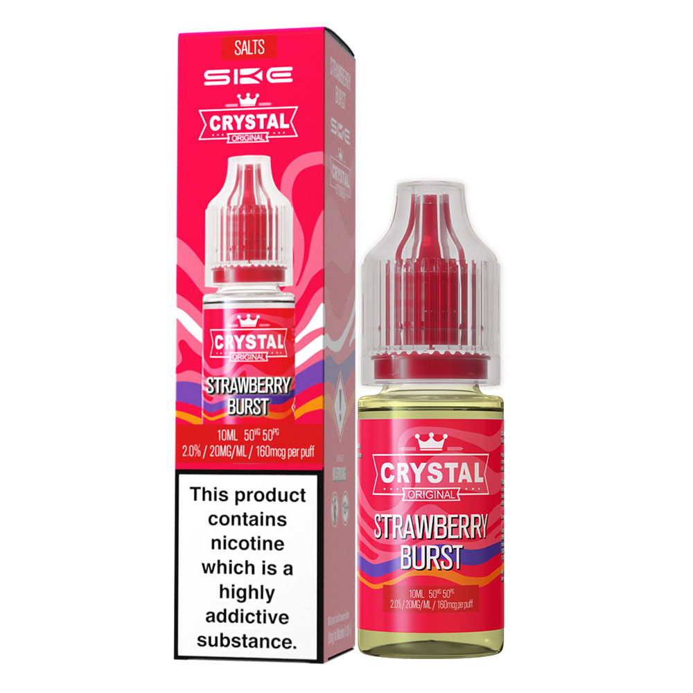 10x SKE Crystal Liquid - Strawberry Burst - 10ml Nikotinsalzliquid