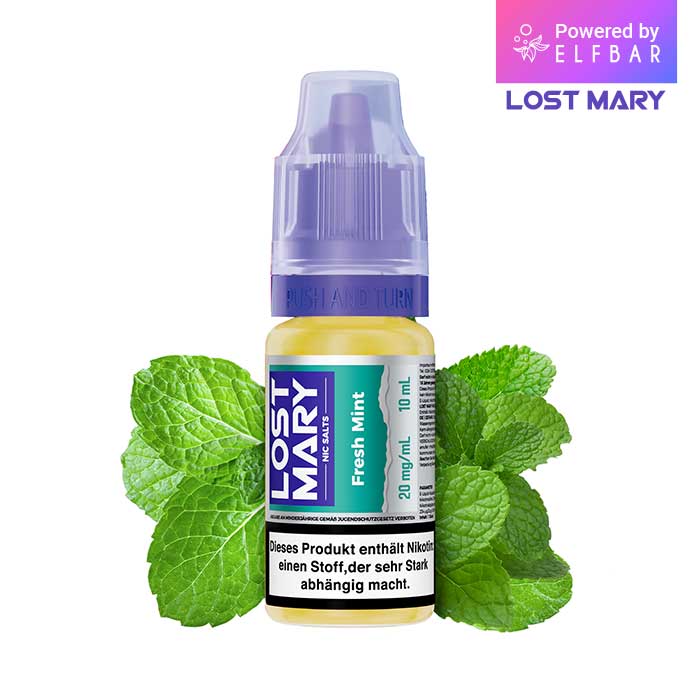 10x Elfbar Lost Mary Liquid Fresh Mint 10ml