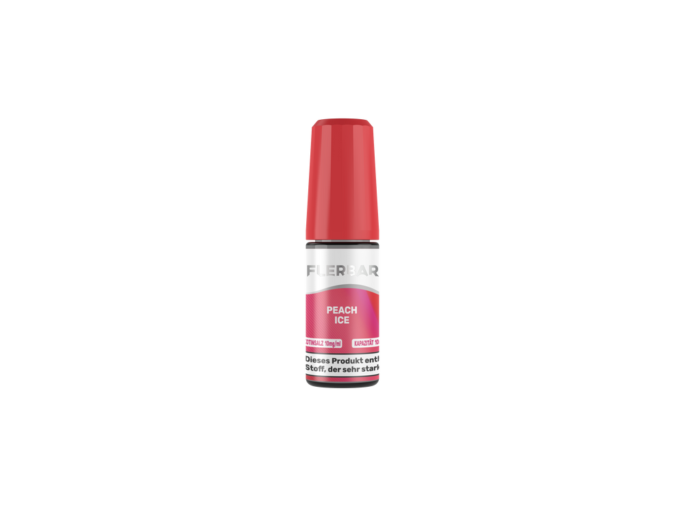 10x Flerbar Liquid - Peach Ice - 10ml