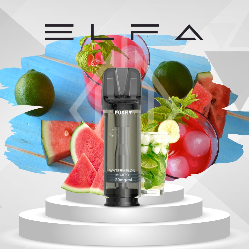 10x ELFBAR ELFA Watermelon Mojito 20mg Nikotin 2er Pack