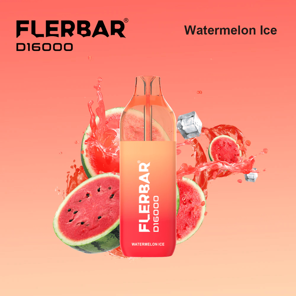 10x Flerbar D16000 Watermelon Ice 2ml + 10ml
