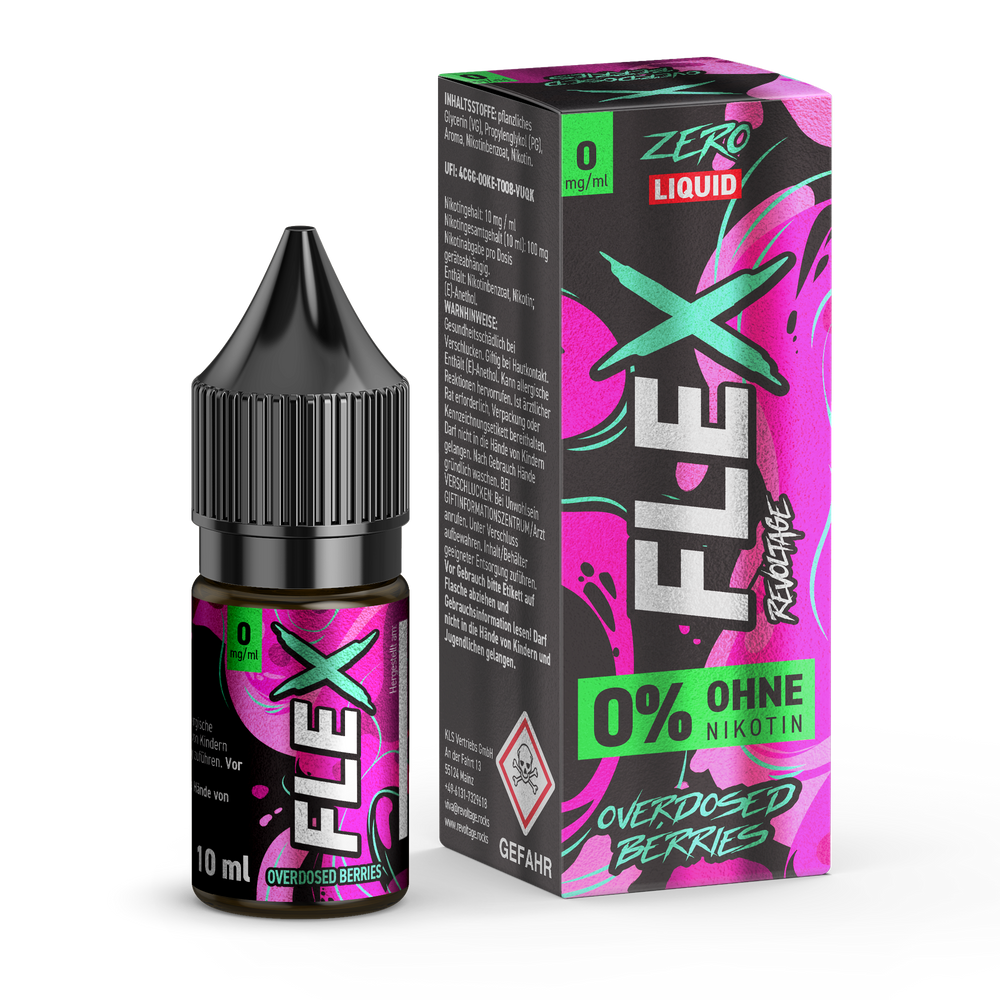 15x Revoltage Flex Overdosed - Berries - Nikotinsalz Liquid