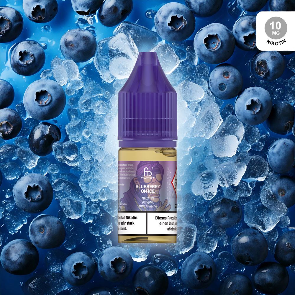 10x RandM Liquid - Blueberry on Ice - 10ml