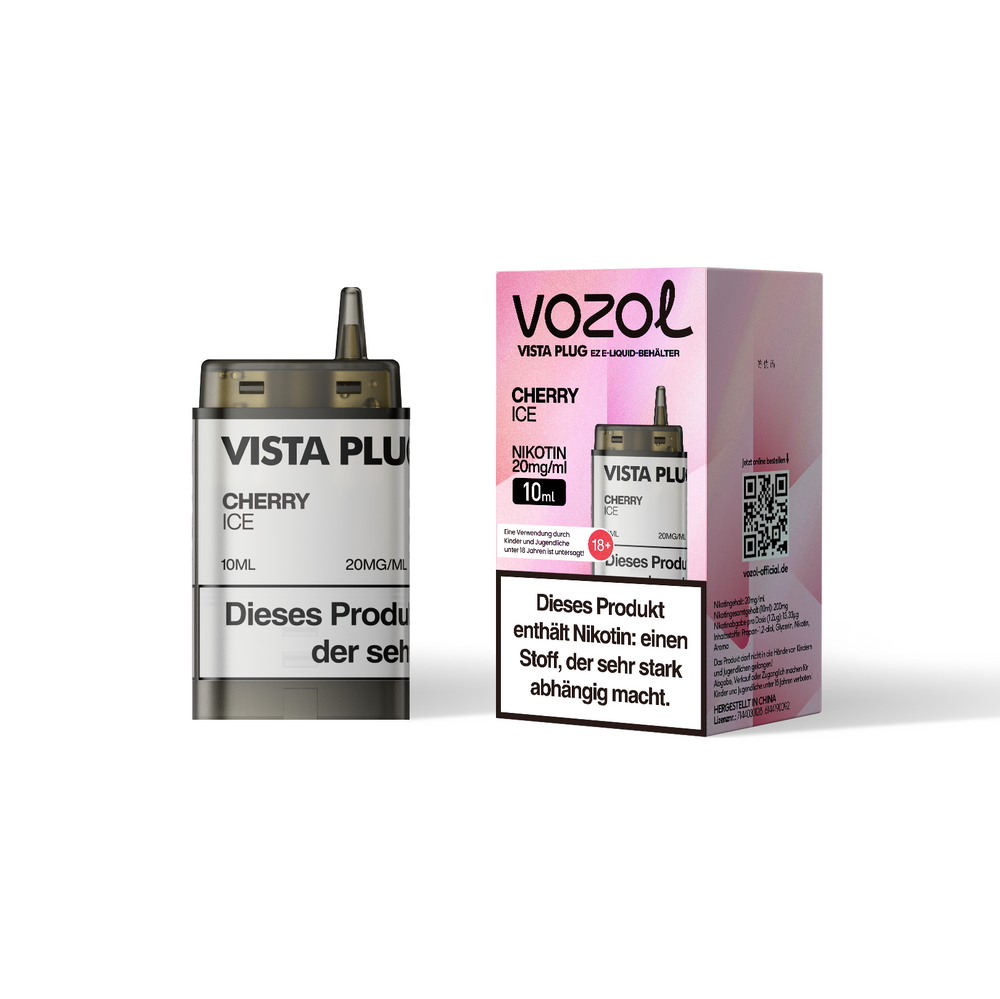 5x Vozol Vista Plug Ez Cherry Ice Pod Set