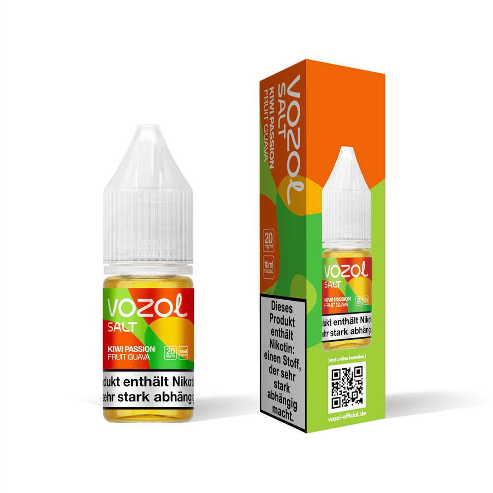10x Vozol Liquid - Kiwi Passion Fruit Guava - 10ml