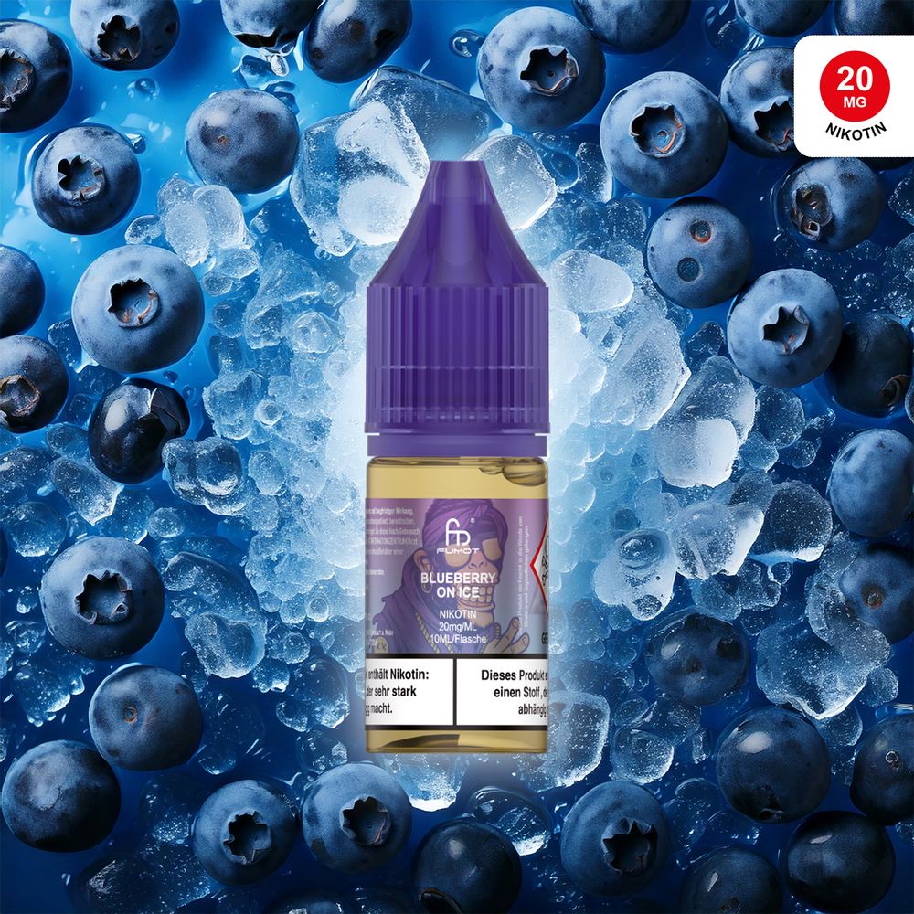 10x RandM Liquid - Blueberry on Ice - 10ml