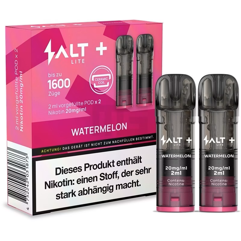 10x SALT Plus Lite Pods Watermelon 20mg/ml