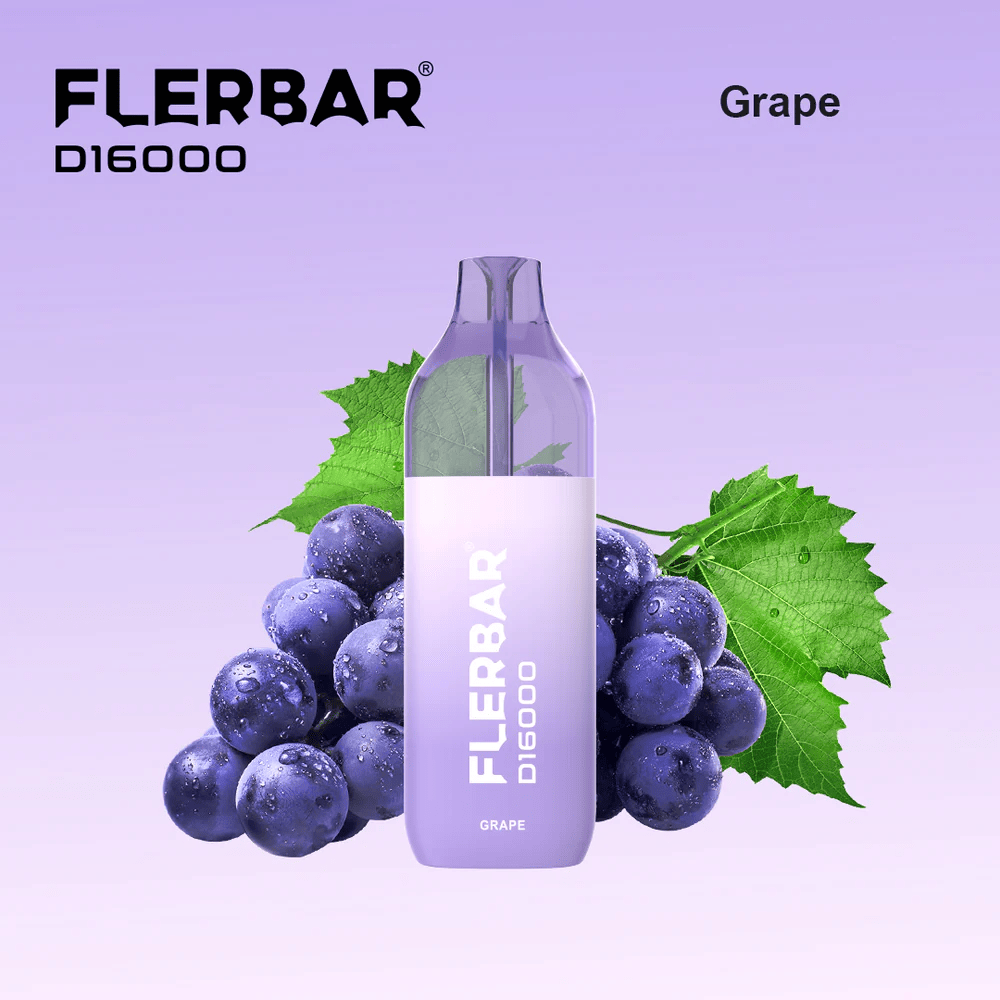 10x Flerbar D16000 Grape 2ml + 10ml