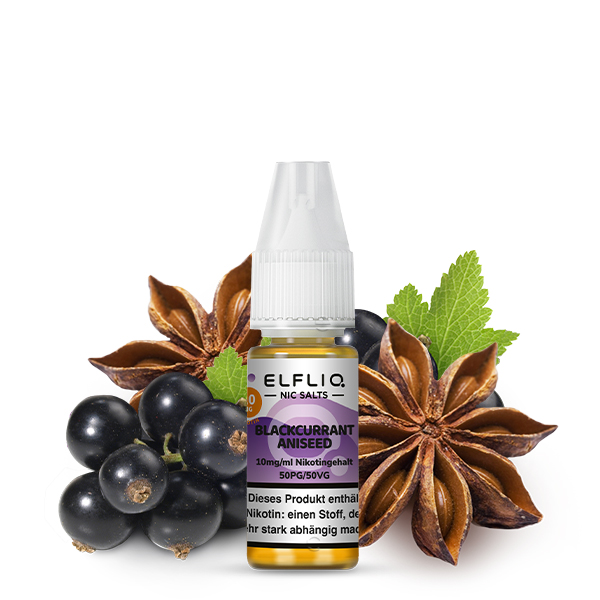 10x Liquid Blackcurrant Aniseed - Elfliq by Elf Bar