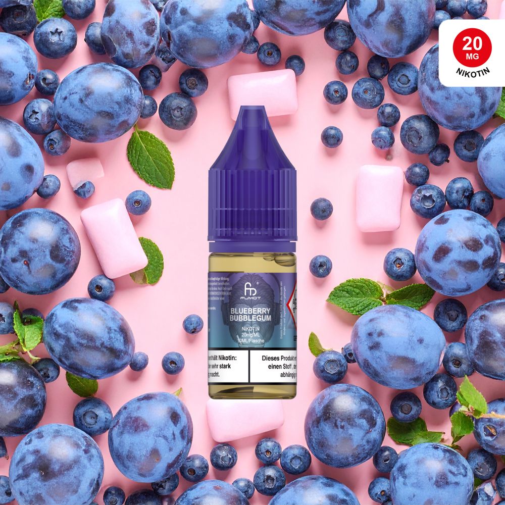 10x RandM Liquid - Blueberry Bubblegum - 10ml