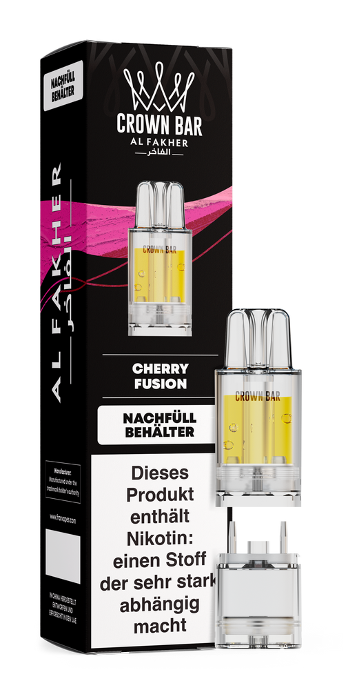 5x Al Fakher 12K PRO MAX Pod - Cherry Fusion - 20mg Nikotingehalt