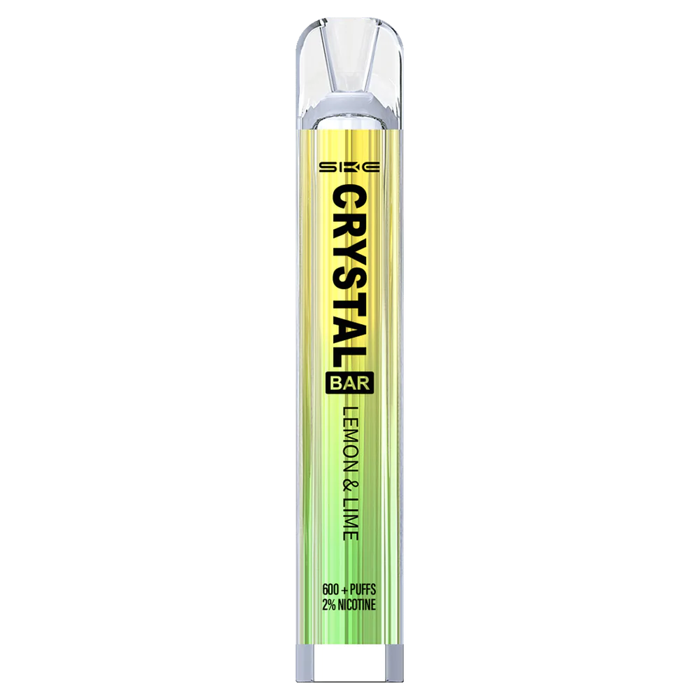 10 x SKE Crystal Bar 600 Lemon Lime 2% Nikotin