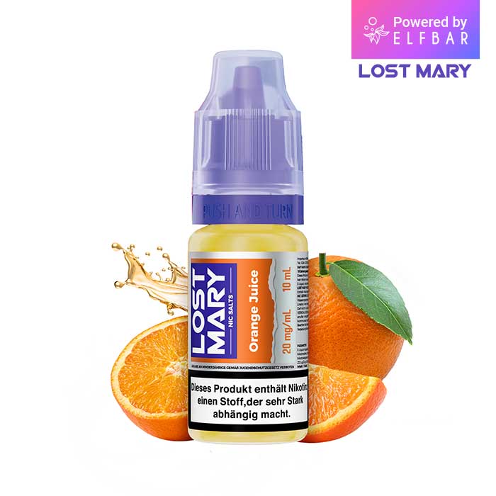 10x Elfbar Lost Mary Liquid Orange Juice 10ml