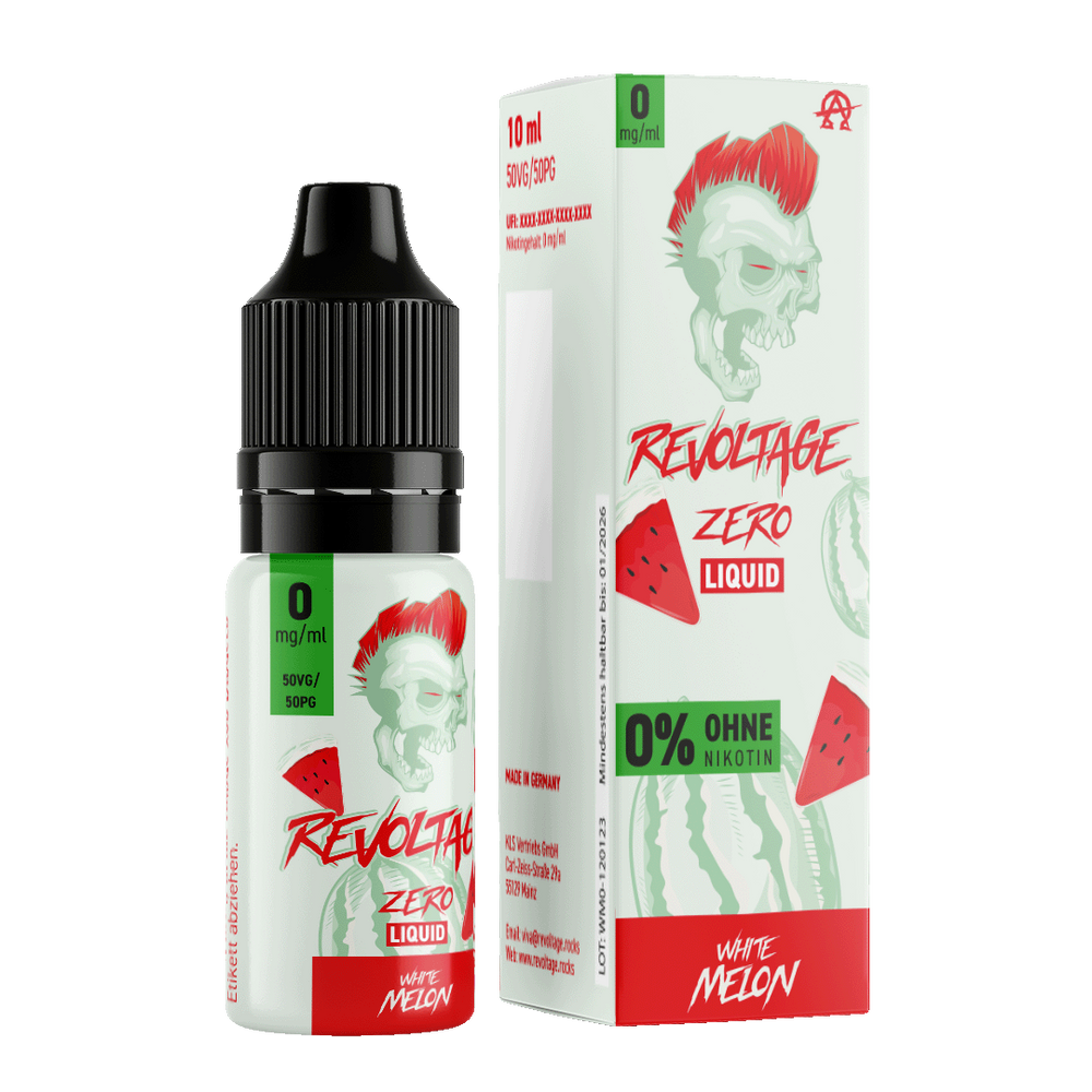 15x Revoltage - White Melon - 10ml Nikotinsalz Liquid