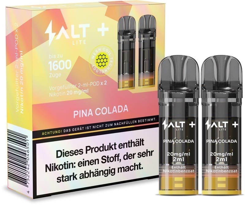 10x SALT Plus Lite Pods Pina Colada 20mg/ml
