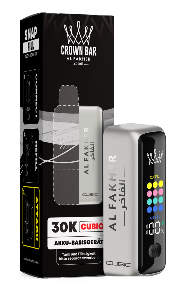 5x Al Fakher Cubic 30K White Kit