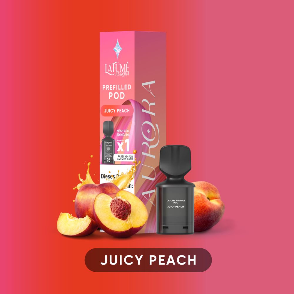 10x Lafume Aurora Pod - Juicy Peach 20mg Nikotin