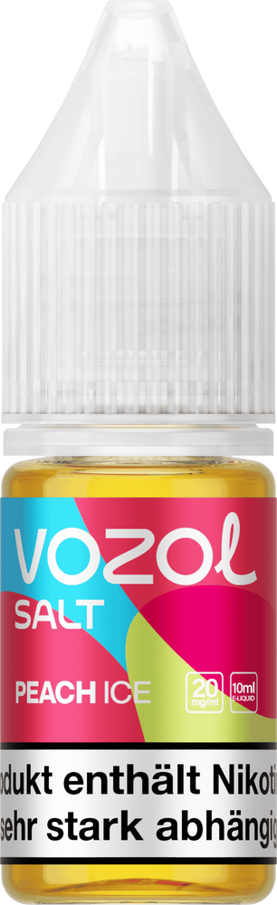 10x Vozol Liquid - Peach Ice - 10ml
